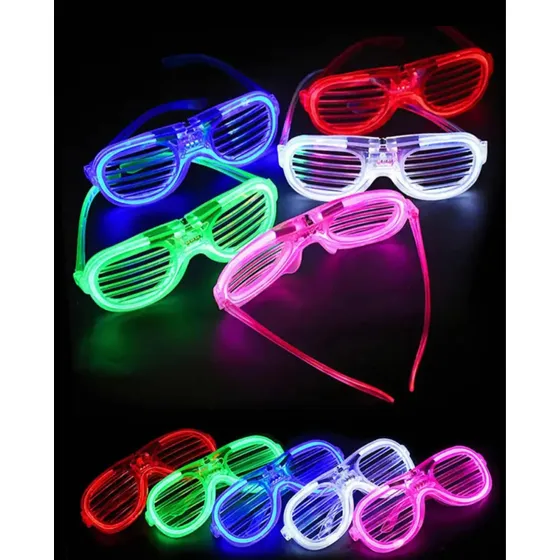 Lentes Con Luces Led x24 Cotillón