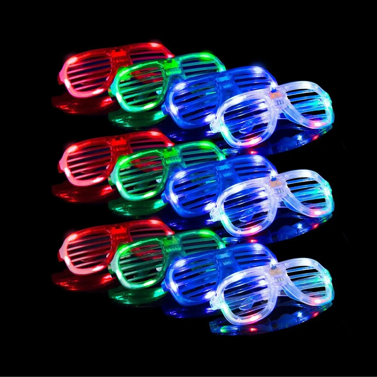 Cotillón Lentes Con Luz Led x24