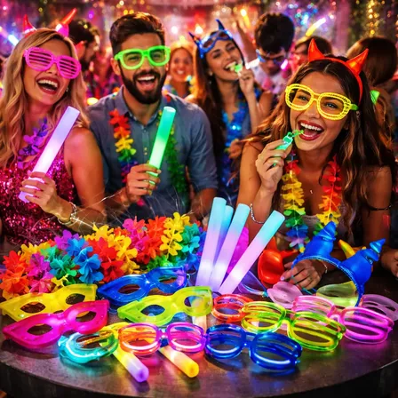Cotillón Combo Para Fiestas 100 Personas Con Tocado
