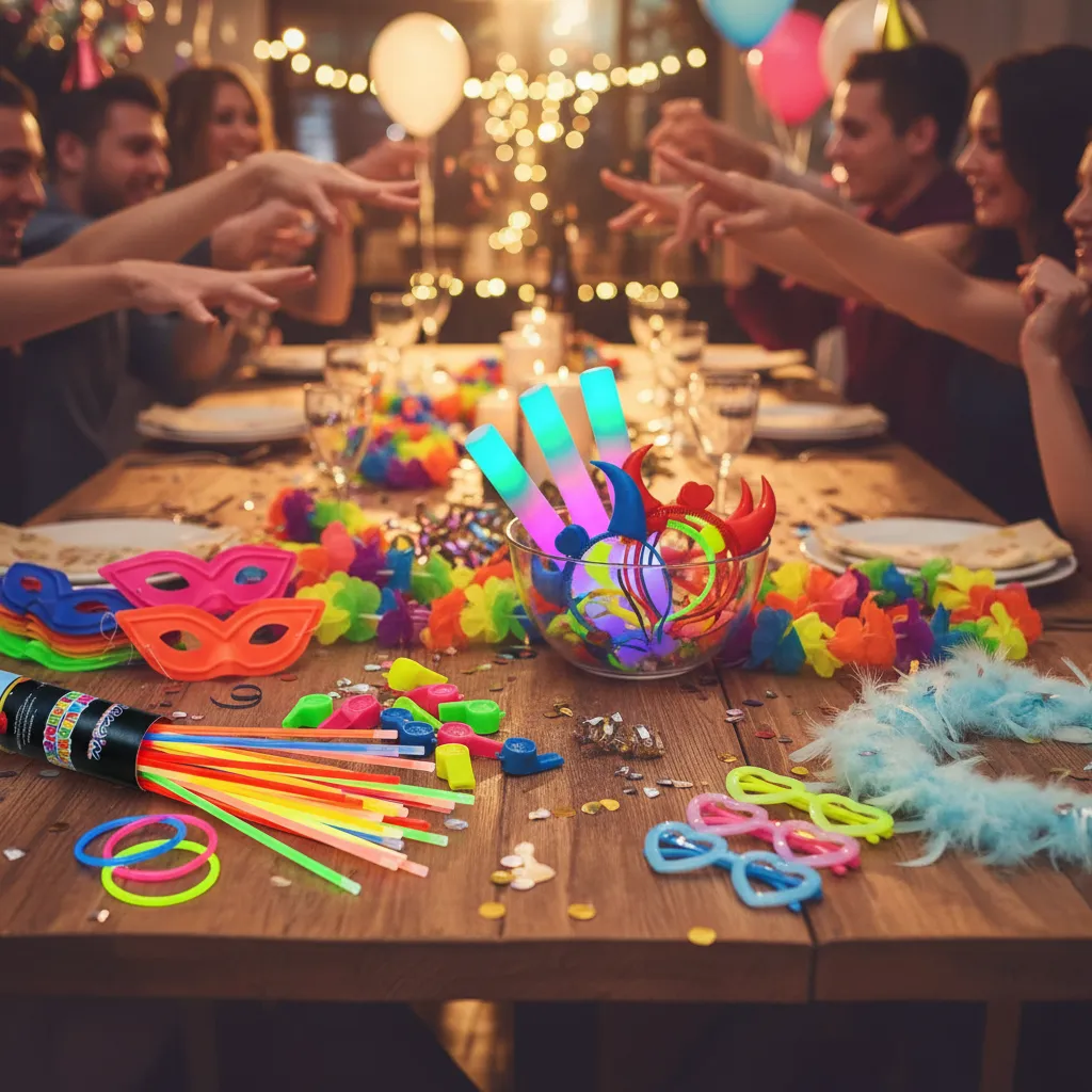 Cotillón Combo Para Fiestas 100 Personas Con Tocado
