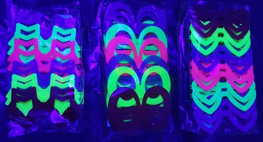 Cotillón Luminoso Flúo Pack 150 Personas Fiesta Led