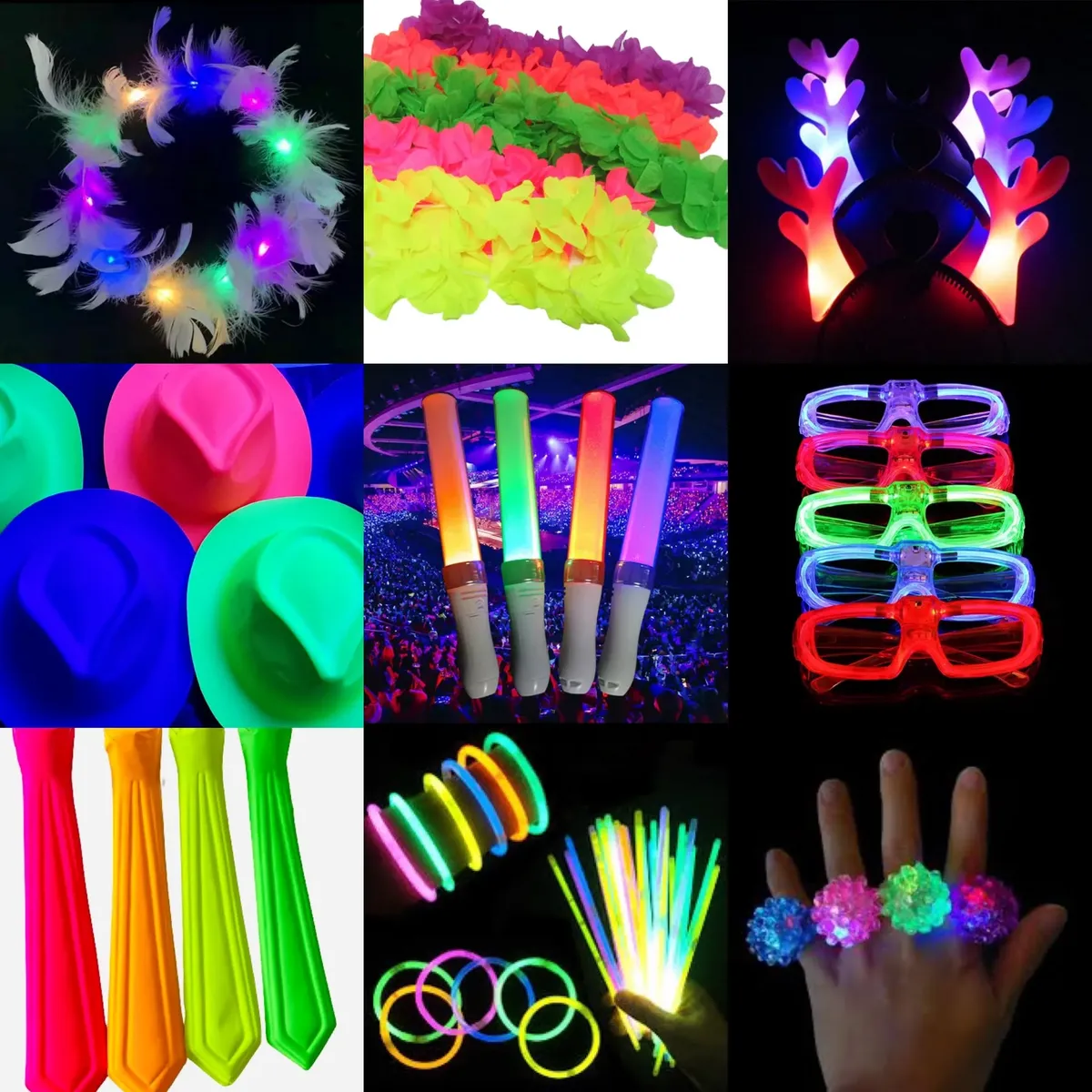 Cotillón Combo Super Luminoso 150 Personas