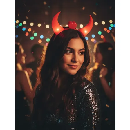 Vincha Diablito Led Luminosa x20
