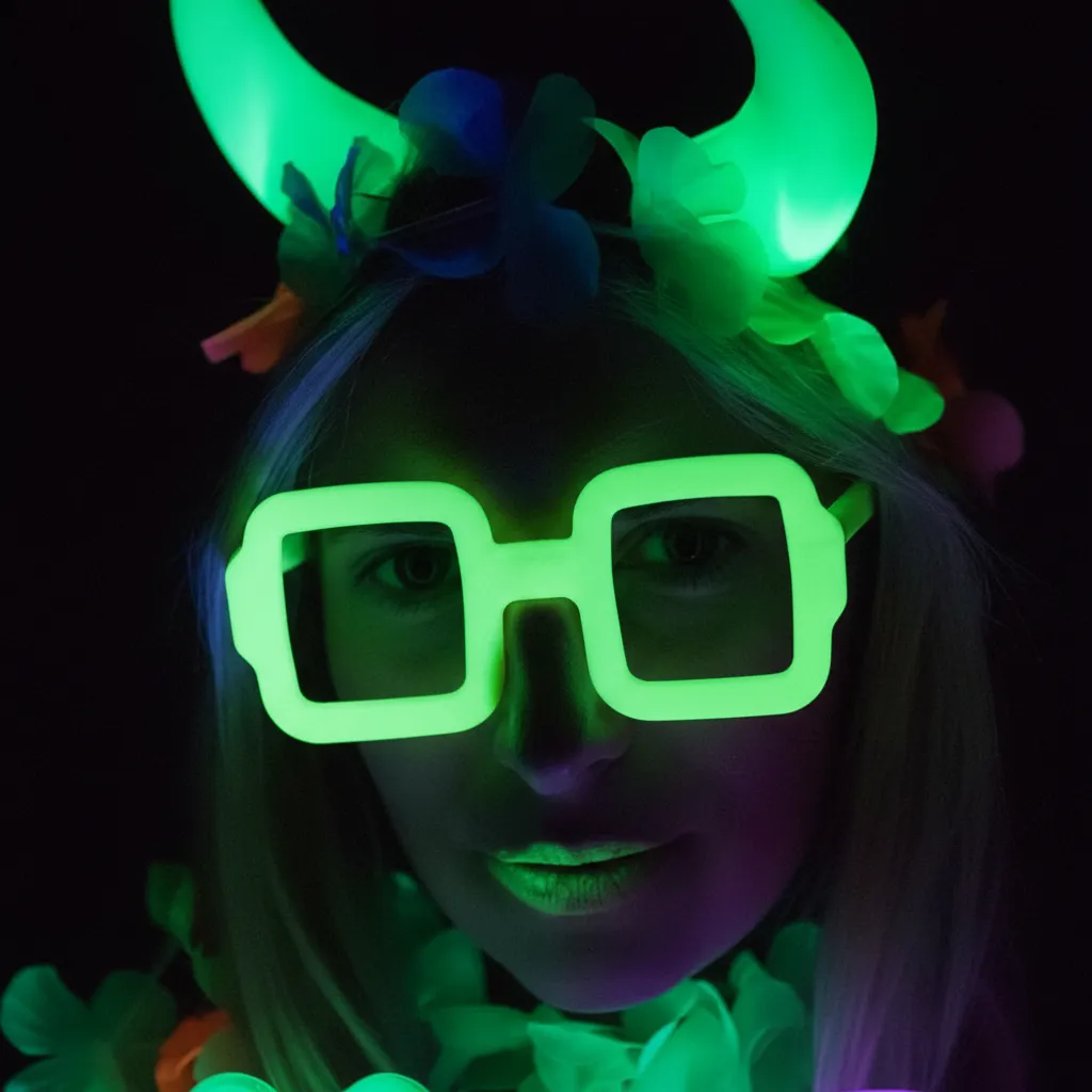 Cotillón Fluo-luminoso Para 50 Personas