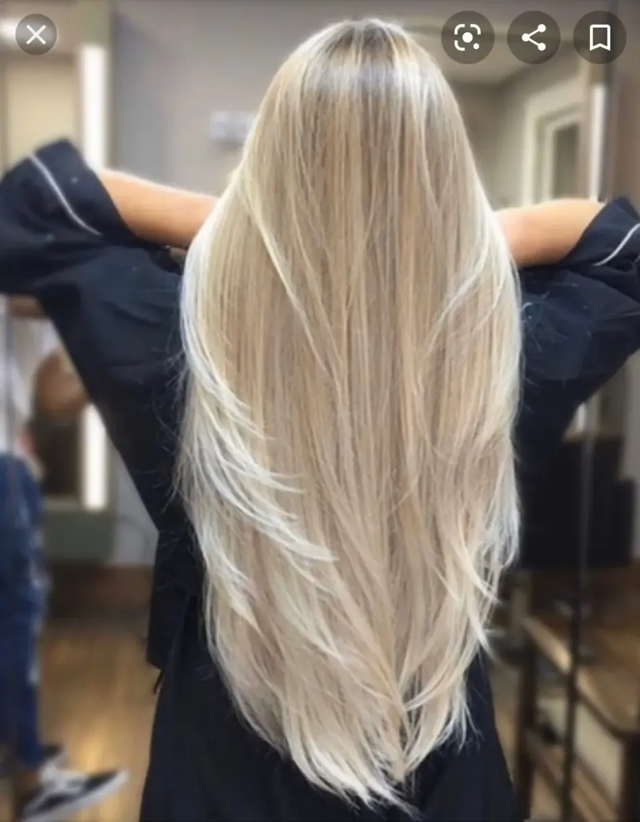 Capa De Pelo Natural 100% Rubia 60cm Cabello Ruso
