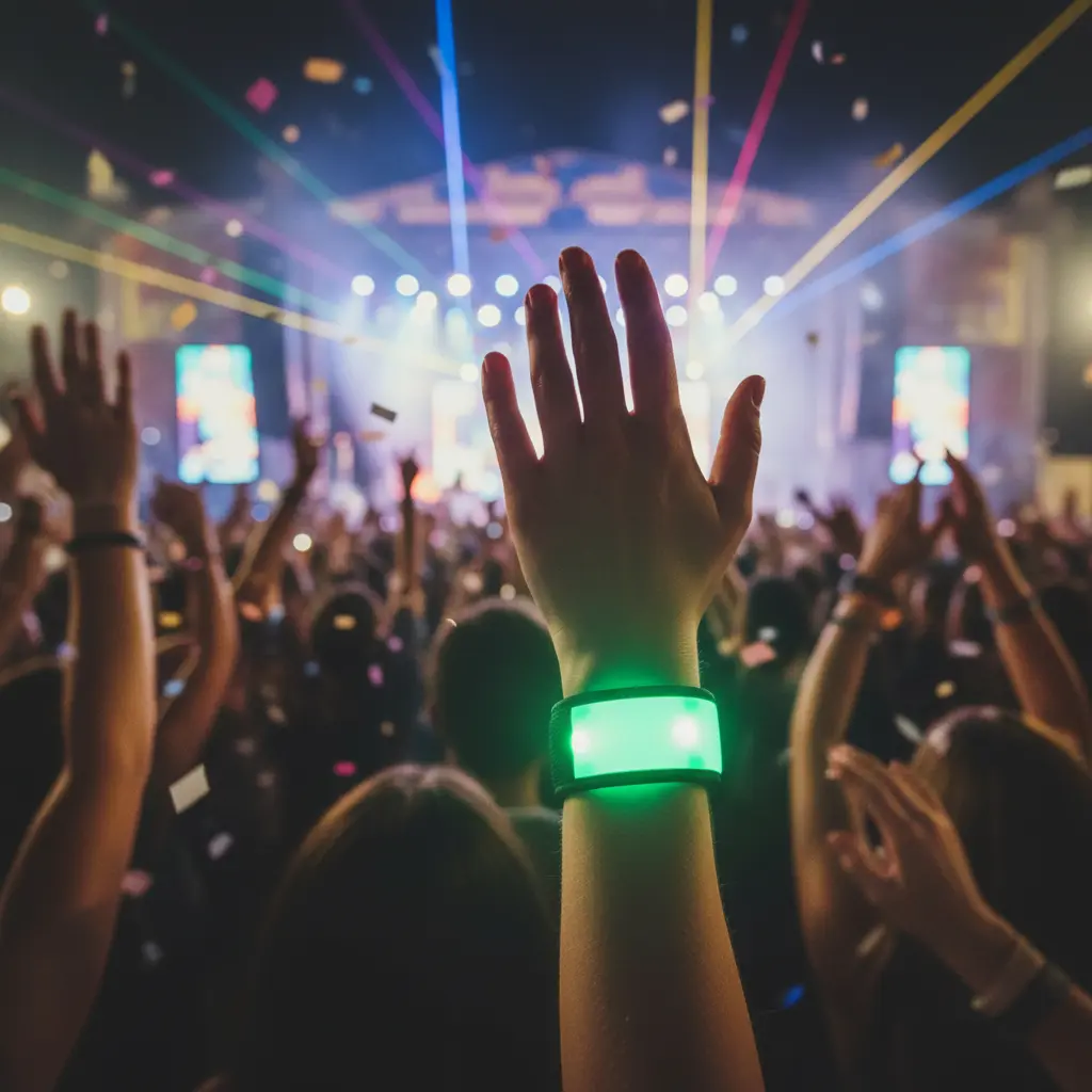 Cotillón Pulseras Led Clap Luminosas