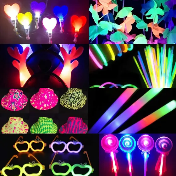 Cotillón Luminoso 100 Personas Fiestas Eventos