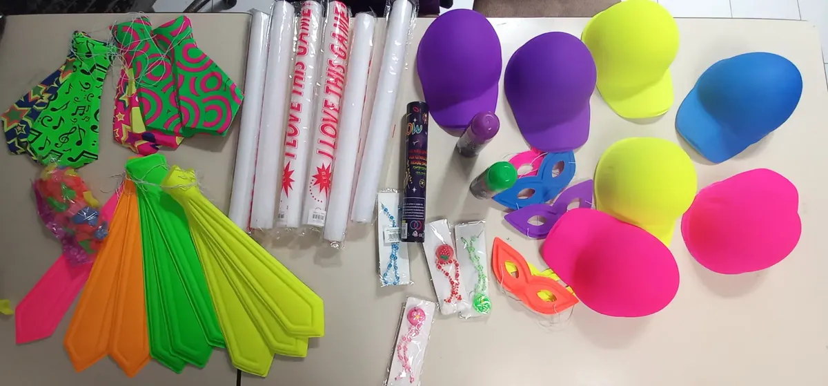 Cotillón Flúo Combo Para Fiesta 100 Personas