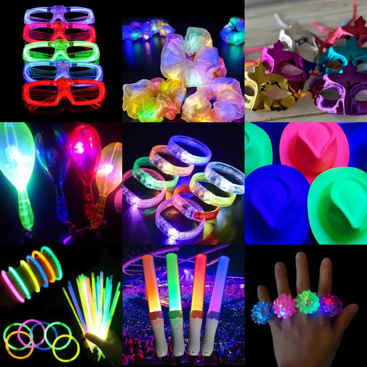 Kits De Fiesta Luminosos Fluo