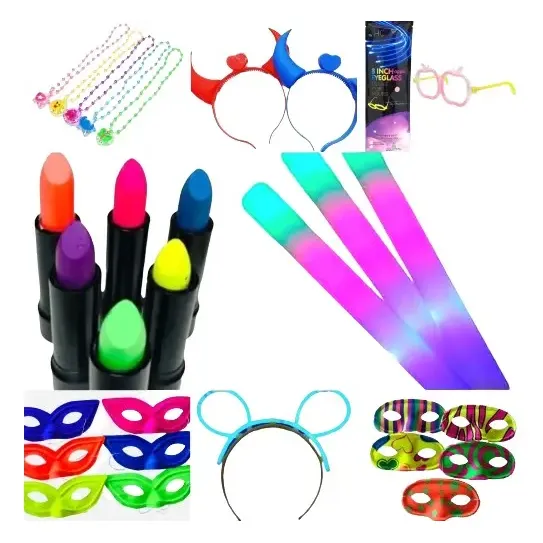 Set Cotillón N1 Luminoso Fluo Fiestas Eventos