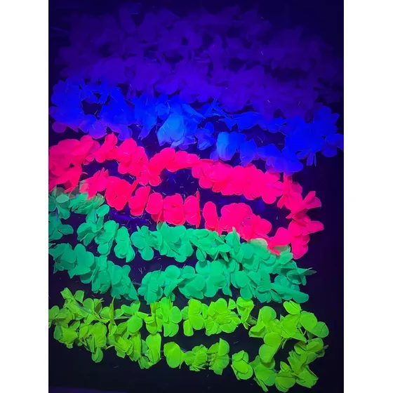 Collar Hawaiano Fluo Neon x6 Fiesta