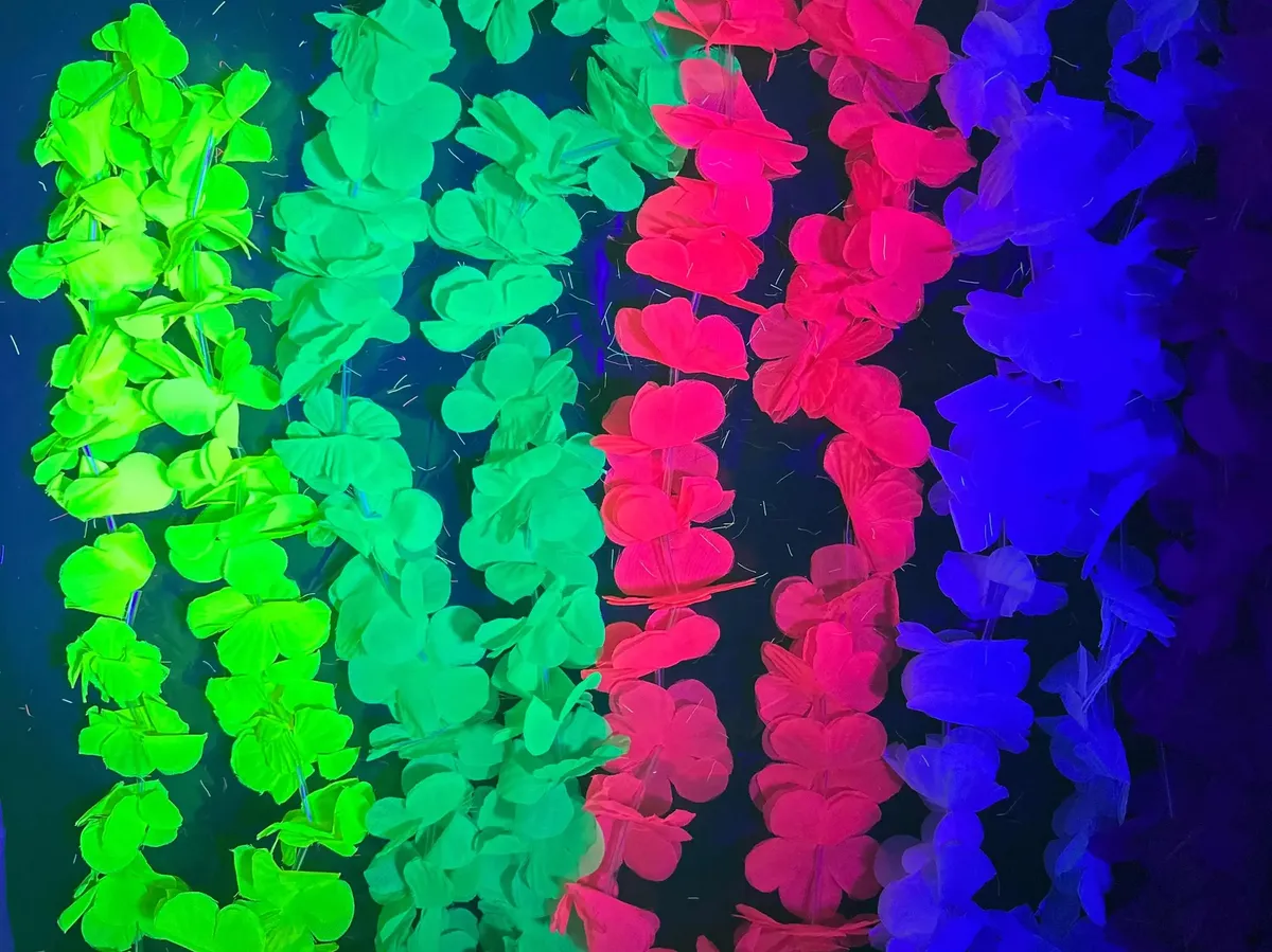 Collar Hawaiano Fluo Neon x6 Fiesta