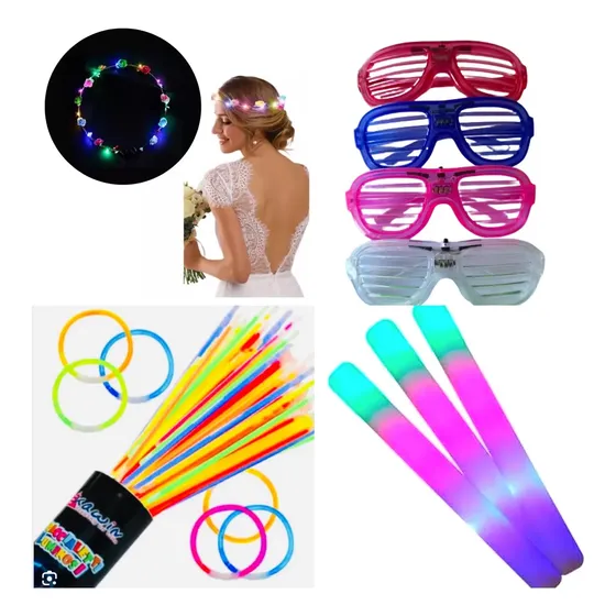 Kit De Cotillón Luminoso Fiesta
