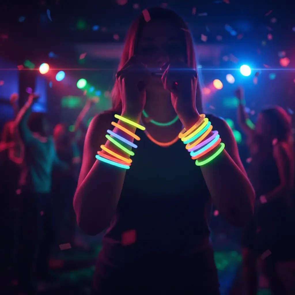 Pulsera Química Fluorescente Cotillón