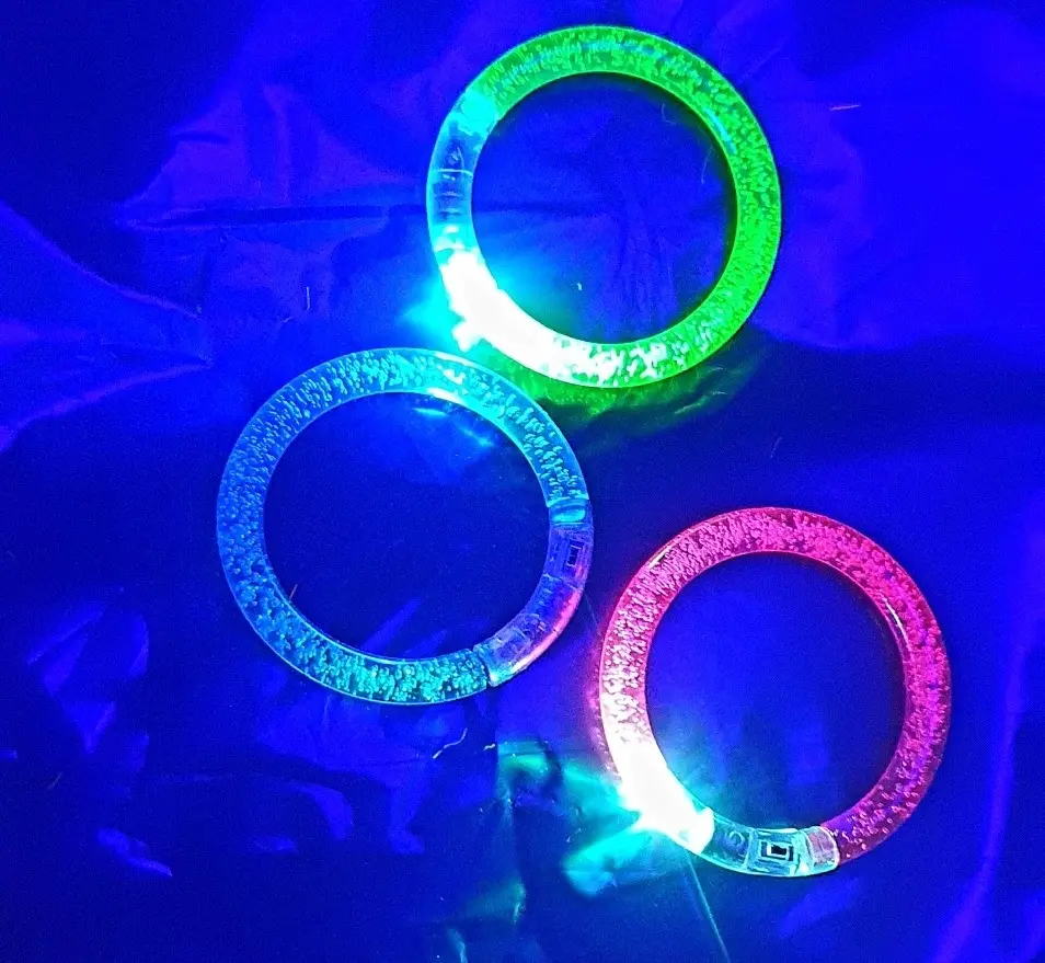 Pulsera Acrílico Luminosa Led