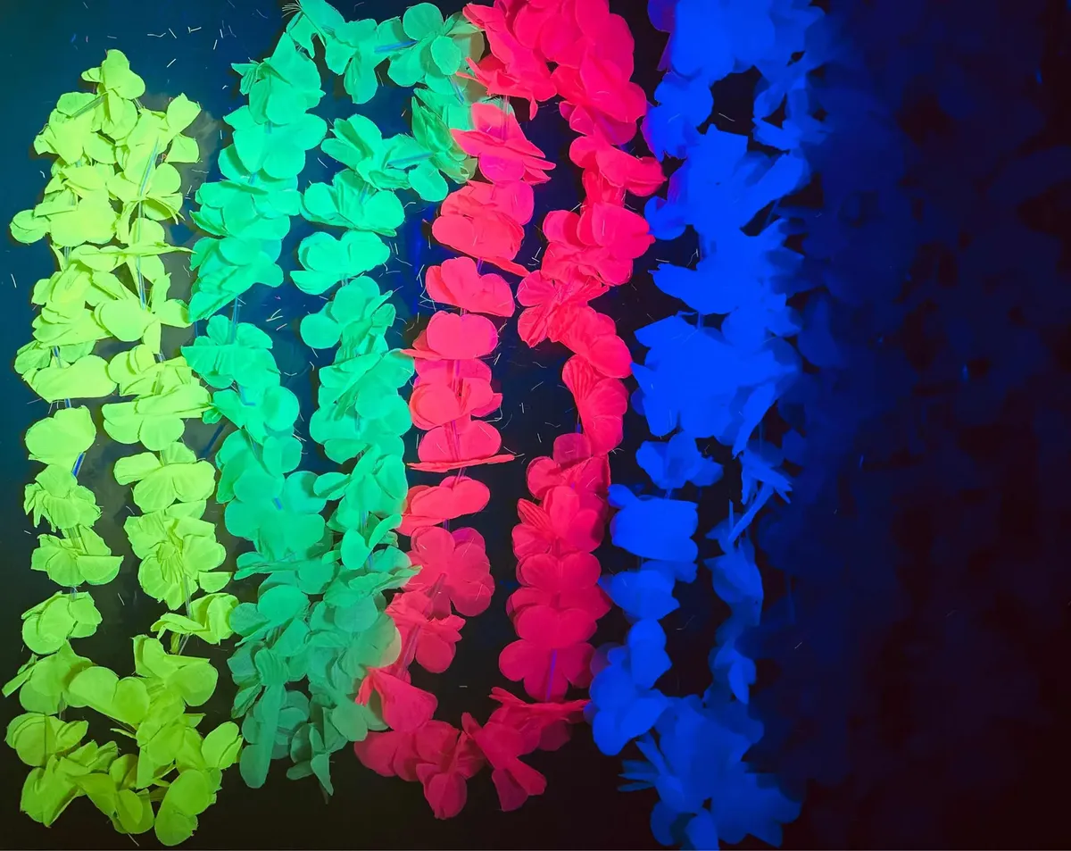 Collar Hawaiano Fluo Neon x24 Fiesta