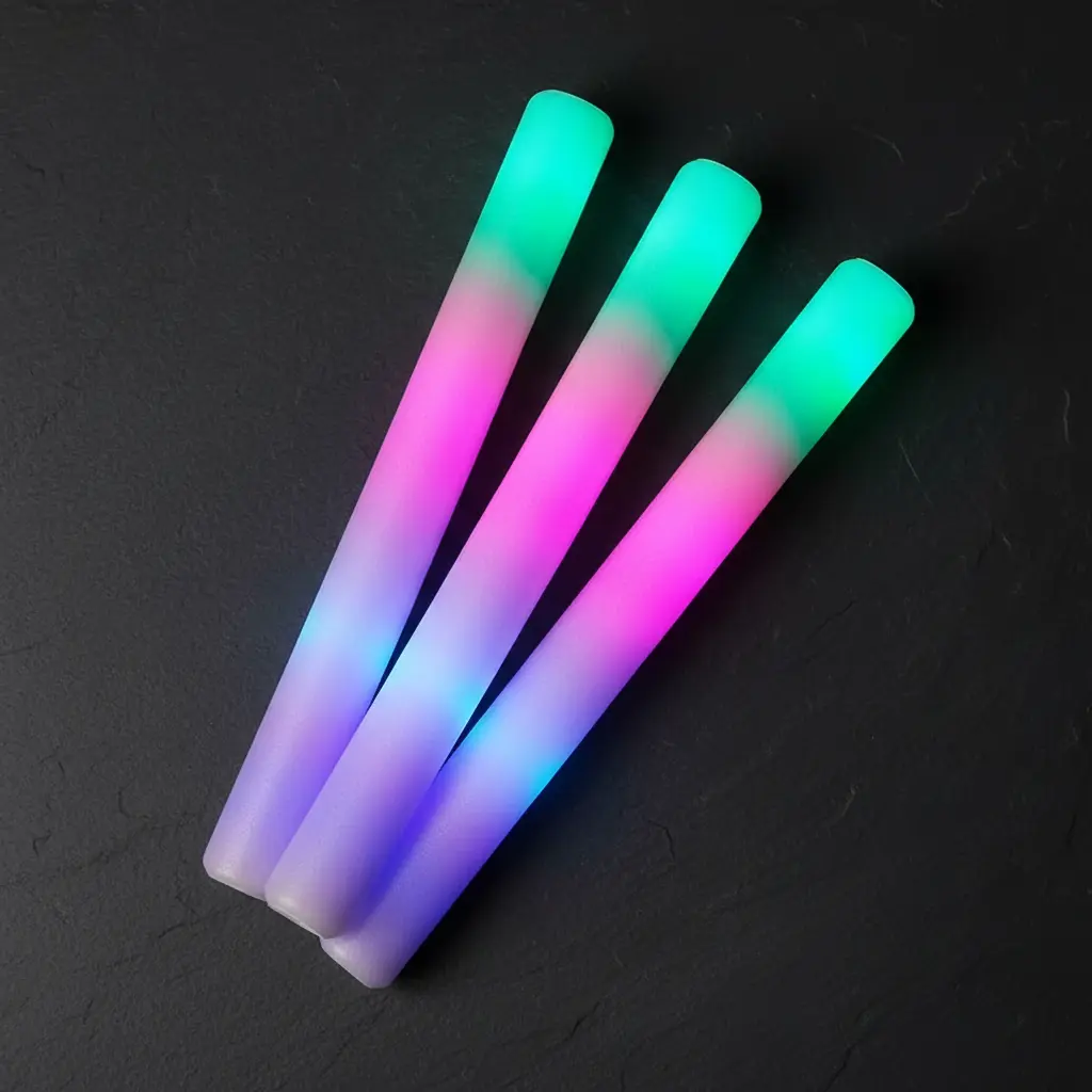 Tubos De Espuma Barras Con Luz Multicolor x10