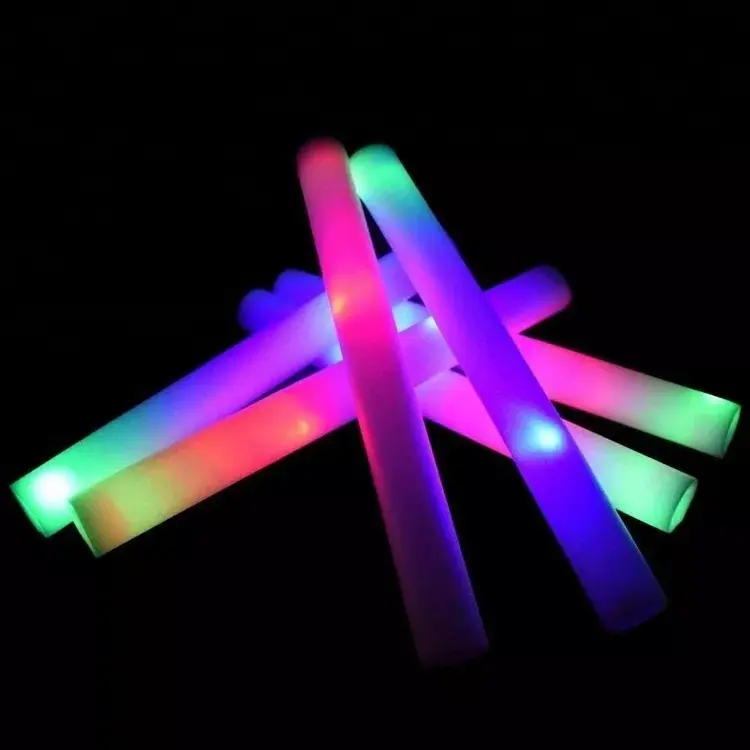 Tubos De Espuma Barras Con Luz Multicolor x10