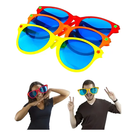 Lentes Grandes Varios Diseños Pack x6 Unidades