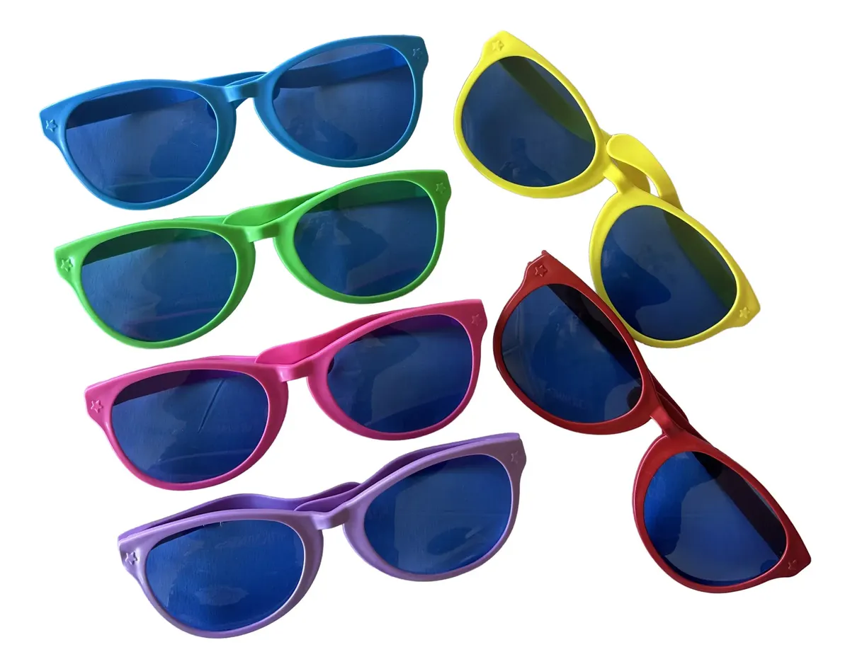 Lentes Grandes Varios Diseños Pack x6 Unidades