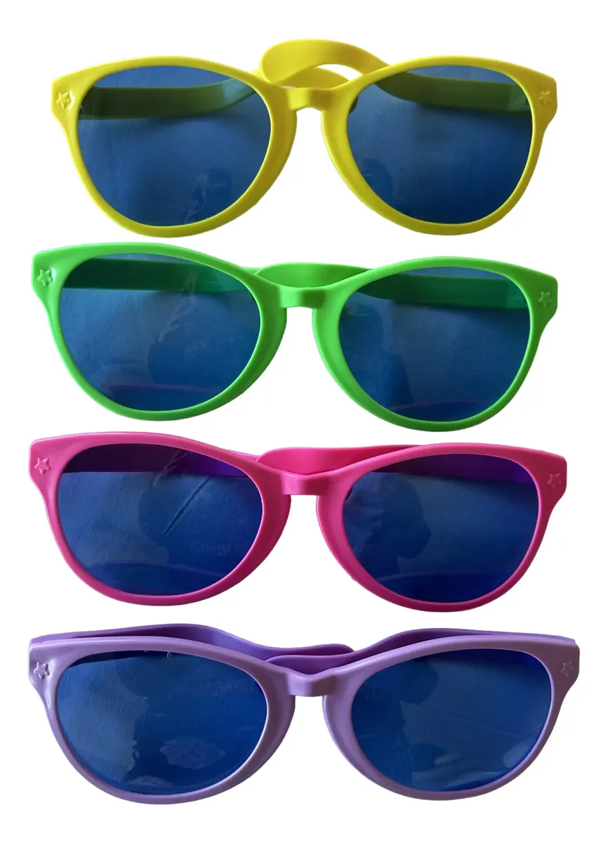 Lentes Grandes Varios Diseños Pack x6 Unidades